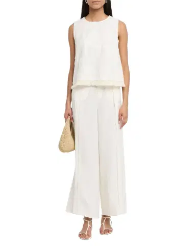 Johnny Was Zullah Pintuck Linen Pants | Thumbnail 1 Johnny Was Zullah Pintuck Linen Pants | Thumbnail 1