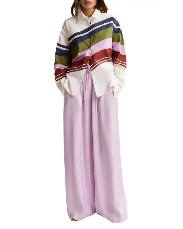 Essentiel Antwerp Stripe Oversized Boxy Shirt
