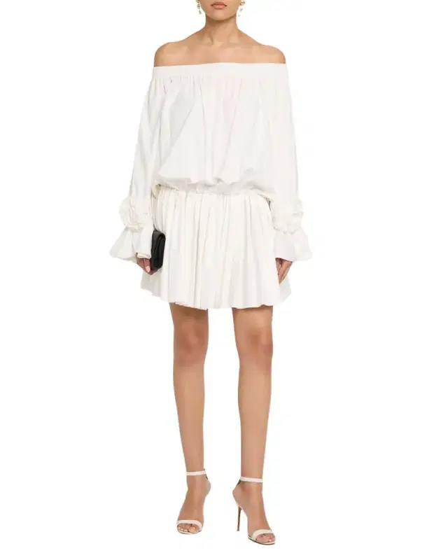 Essentiel Antwerp Cotton Off-The-Shoulder Mini Dress