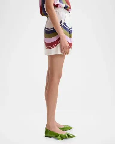 Essentiel Antwerp Stripe Drawstring Shorts | Thumbnail 4 Essentiel Antwerp Stripe Drawstring Shorts | Thumbnail 4