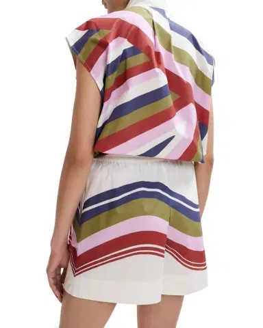 Essentiel Antwerp Stripe Drawstring Shorts | Thumbnail 1 Essentiel Antwerp Stripe Drawstring Shorts | Thumbnail 1
