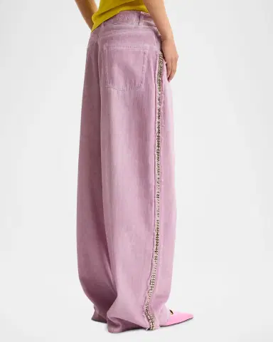 Essentiel Antwerp Embellished Wide-Leg Baggy Jeans | Thumbnail 2 Essentiel Antwerp Embellished Wide-Leg Baggy Jeans | Thumbnail 2