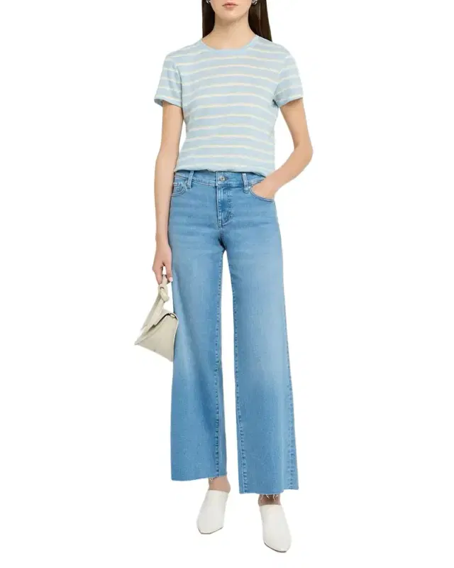 FRAME Low-Rise Le Slim Palazzo Jeans