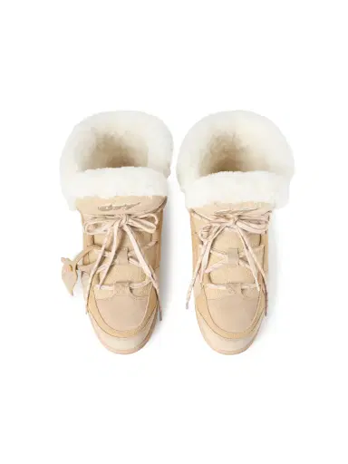 Off-White Shearling Winter Boot | Thumbnail 4