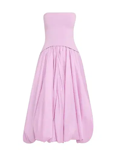 SIMKHAI Women's Izzy Strapless Pickup Midi-Dress - Light Purple | Thumbnail 1