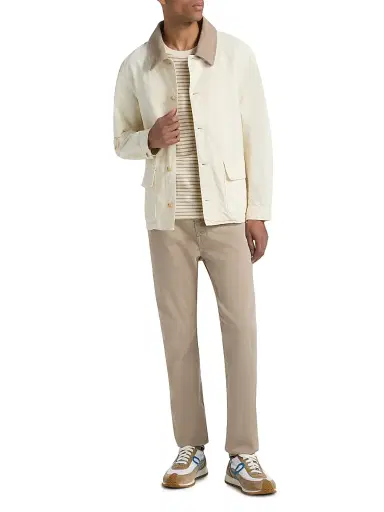 Frame Men's Canvas Barn Jacket - Off White | Thumbnail 2