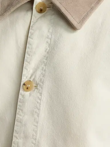 Frame Men's Canvas Barn Jacket - Off White | Thumbnail 7