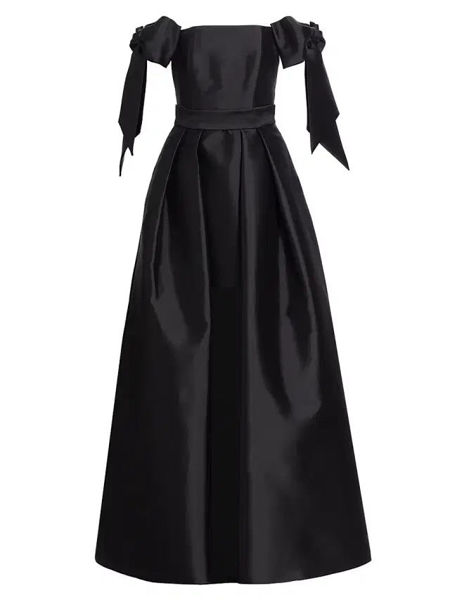 Alexia María Women's Isabella Silk-Wool Minidress With Convertible Skirt - Black