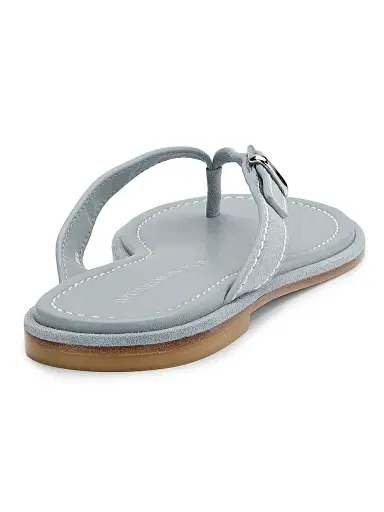 Stuart Weitzman Women's Park Suede Thong Sandals | Thumbnail 3