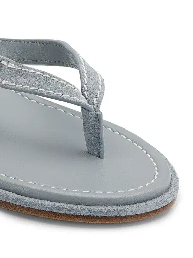 Stuart Weitzman Women's Park Suede Thong Sandals | Thumbnail 6