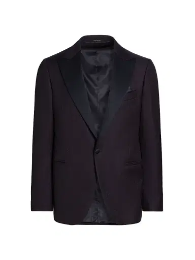 Saks Fifth Avenue Men's COLLECTION Jacquard Dinner Jacket - Dark Purple - Size 46 | Thumbnail 1 Saks Fifth Avenue Men's COLLECTION Jacquard Dinner Jacket - Dark Purple - Size 46 | Thumbnail 1
