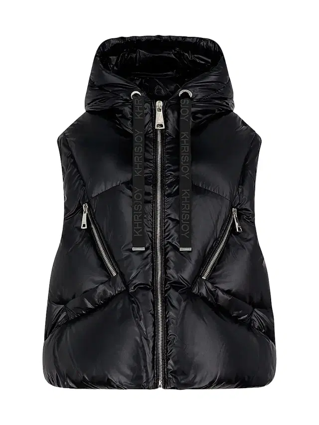 KhrisJoy Women's Iconic Milano Down Vest - Black