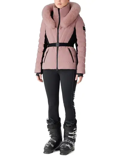 Mackage Women's Elita Belted Down Ski Jacket - Blush - Size XL | Thumbnail 2 Mackage Women's Elita Belted Down Ski Jacket - Blush - Size XL | Thumbnail 2