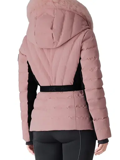 Mackage Women's Elita Belted Down Ski Jacket - Blush - Size XL | Thumbnail 4 Mackage Women's Elita Belted Down Ski Jacket - Blush - Size XL | Thumbnail 4