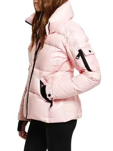 Sam. Women's Freestyle Down Puffer Jacket - Cotton Candy - Size Large | Thumbnail 2