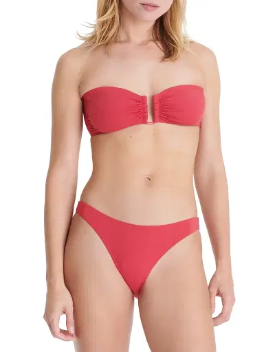 Eres Women's Show Bandeau Bikini Top - Corail - Size 10 | Thumbnail 3