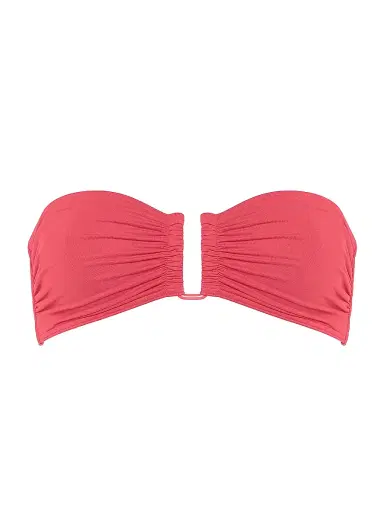Eres Women's Show Bandeau Bikini Top - Corail - Size 10 | Thumbnail 1