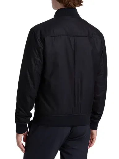 Emporio Armani Men's Wool Bomber Jacket - Dark Navy - Size 40 | Thumbnail 5 Emporio Armani Men's Wool Bomber Jacket - Dark Navy - Size 40 | Thumbnail 5
