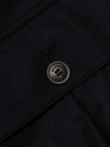 Emporio Armani Men's Wool Bomber Jacket - Dark Navy - Size 40 | Thumbnail 7 Emporio Armani Men's Wool Bomber Jacket - Dark Navy - Size 40 | Thumbnail 7