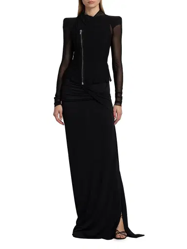 Rick Owens Lilies Women's Princess Sheer Jacket | Thumbnail 2 Rick Owens Lilies Women's Princess Sheer Jacket | Thumbnail 2
