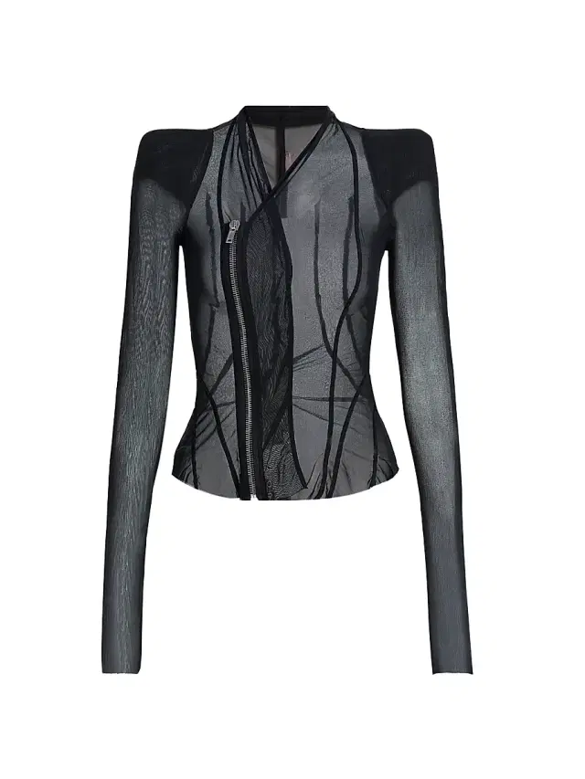 Rick Owens Lilies Women's Princess Sheer Jacket - Black