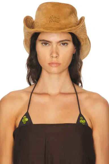 Miu Miu Cowboy Hat | Thumbnail 6 Miu Miu Cowboy Hat | Thumbnail 6