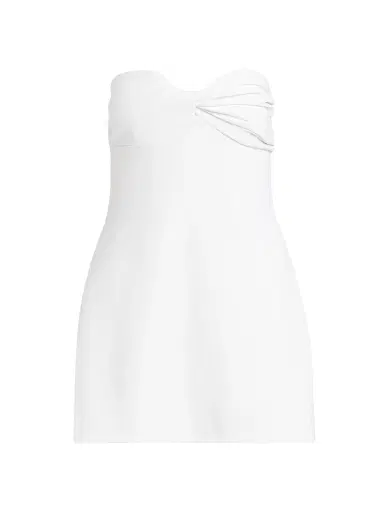 Rosetta Getty Women's Twist Strapless Peplum Top | Thumbnail 1 Rosetta Getty Women's Twist Strapless Peplum Top | Thumbnail 1
