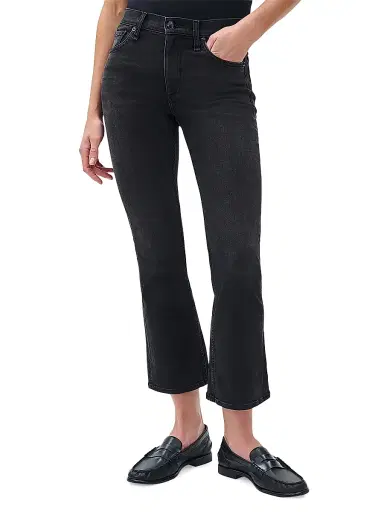 rag & bone Women's Flexi Peyton High-Rise Ankle Bootcut Jeans - Midnight | Thumbnail 3 rag & bone Women's Flexi Peyton High-Rise Ankle Bootcut Jeans - Midnight | Thumbnail 3