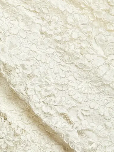 ALEJANDRA ALONSO ROJAS Women's Floral Lace Bubble Minidress | Thumbnail 7