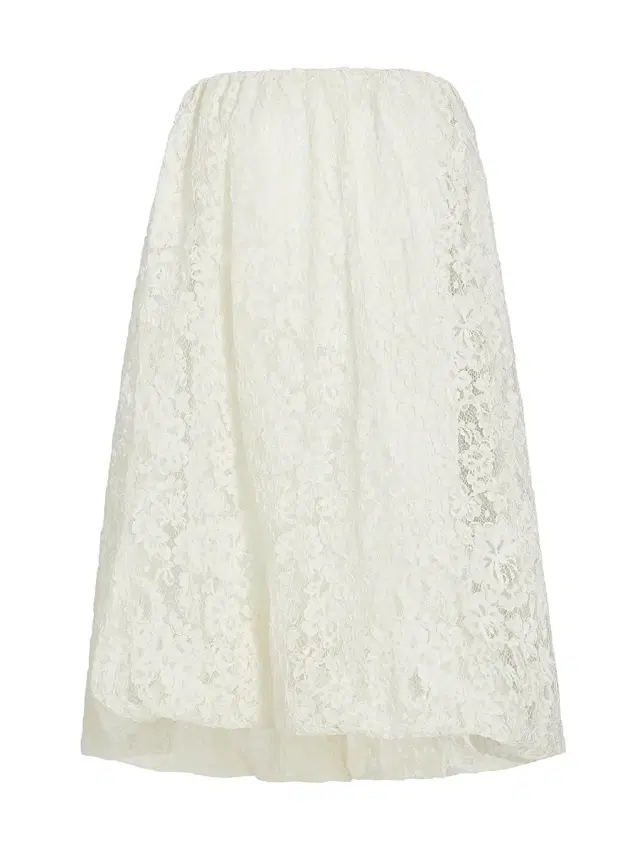 Alejandra Alonso Rojas Women's Floral Lace Bubble Minidress - Ecru