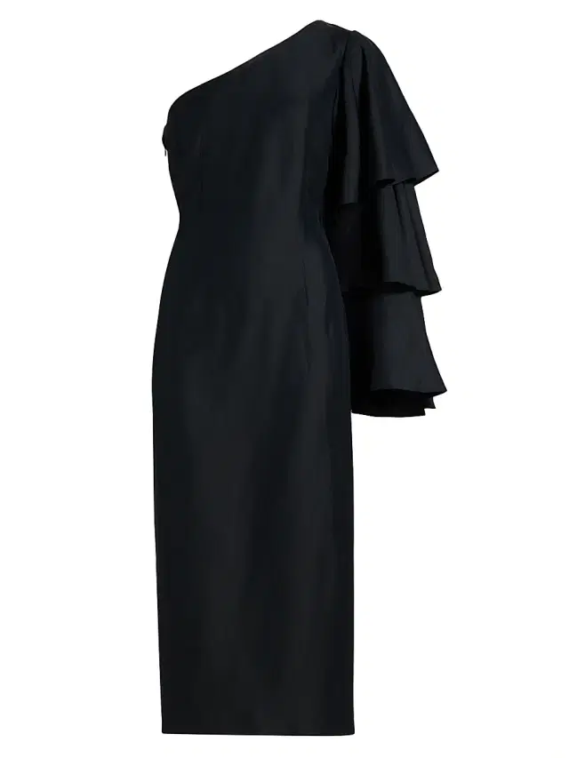 Rosie Assoulin Women's Bidi Bidi Bom Bom Cocktail Dress - Black