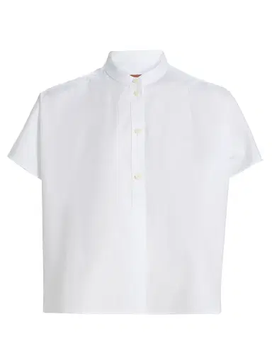 Jamie Haller Women's The Amalfi Cotton Shirt - White - Size Small | Thumbnail 1 Jamie Haller Women's The Amalfi Cotton Shirt - White - Size Small | Thumbnail 1