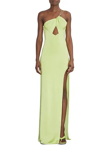 Et Ochs Women's Sage Drawstring Cut-Out Gown - Firefly | Thumbnail 2