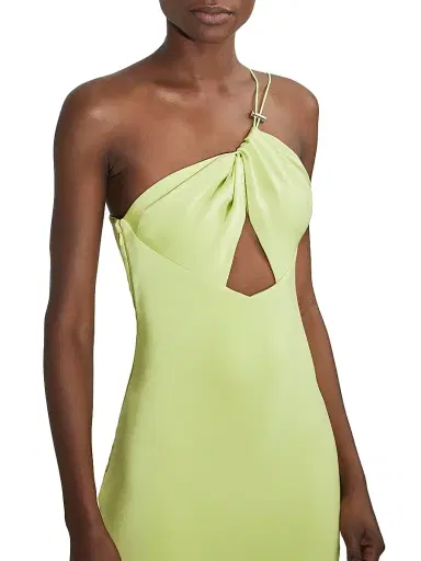 Et Ochs Women's Sage Drawstring Cut-Out Gown - Firefly | Thumbnail 4