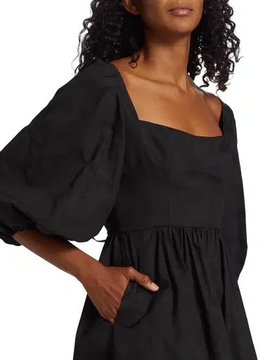 Michelle Smith Women's x Saks Claudia Balloon-Sleeve Minidress | Thumbnail 6 Michelle Smith Women's x Saks Claudia Balloon-Sleeve Minidress | Thumbnail 6