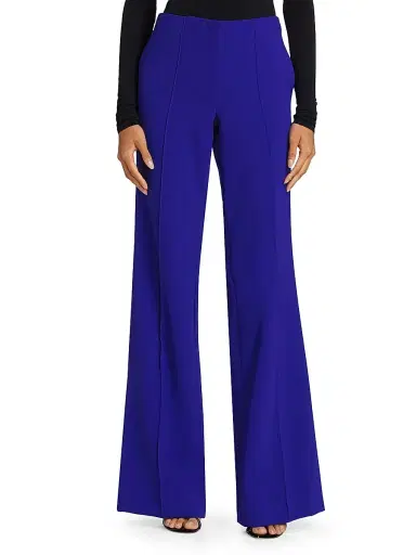 Prabal Gurung Women's High-Rise Wide-Leg Pants - Cobalt | Thumbnail 3 Prabal Gurung Women's High-Rise Wide-Leg Pants - Cobalt | Thumbnail 3