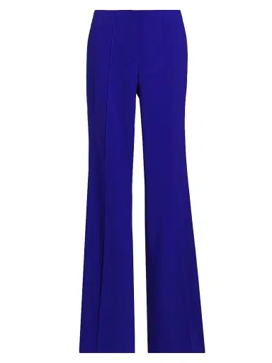 Prabal Gurung Women's High-Rise Wide-Leg Pants - Cobalt | Thumbnail 1 Prabal Gurung Women's High-Rise Wide-Leg Pants - Cobalt | Thumbnail 1