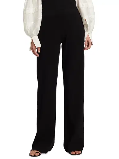 Altuzarra Women's Hypnos Wide-Leg Pants - Black - Size Large | Thumbnail 5