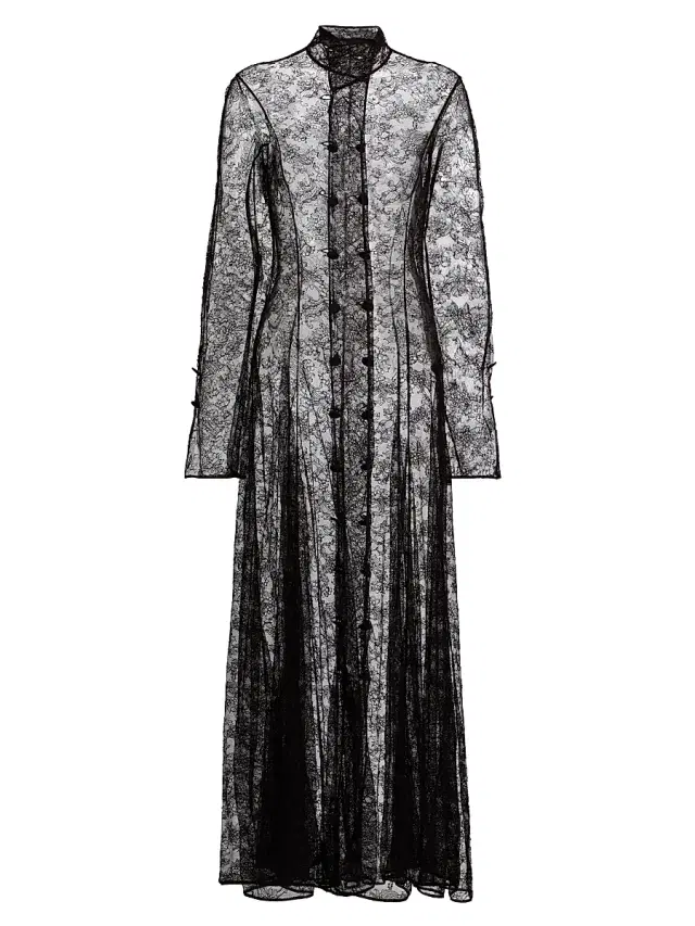 Altuzarra Women's Sabine Floral Lace Maxi Dress - Black