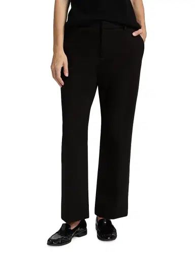 Proenza Schouler Women's Ismene Scuba Flared Pants - Black | Thumbnail 3 Proenza Schouler Women's Ismene Scuba Flared Pants - Black | Thumbnail 3
