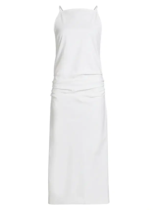 Proenza Schouler Women's Priya Cotton-Blend Sheath Midi-Dress - Off White