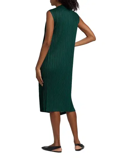 Pleats Please Issey Miyake Women's Plissè Pleats Ruffle Midi-Dress | Thumbnail 5 Pleats Please Issey Miyake Women's Plissè Pleats Ruffle Midi-Dress | Thumbnail 5