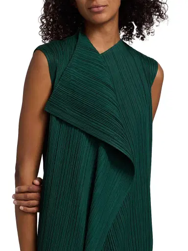 Pleats Please Issey Miyake Women's Plissè Pleats Ruffle Midi-Dress | Thumbnail 6 Pleats Please Issey Miyake Women's Plissè Pleats Ruffle Midi-Dress | Thumbnail 6