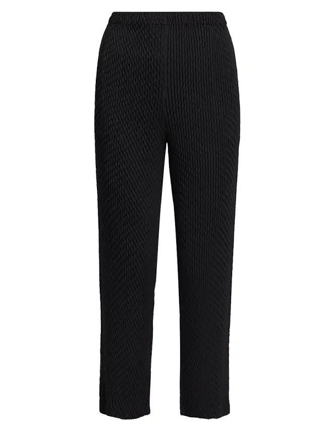 Issey Miyake Women's Sleek Pleats Pants - Black