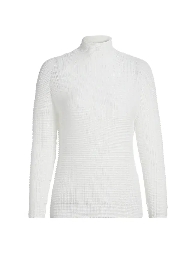 Issey Miyake Women's Grid Pleat Top - White