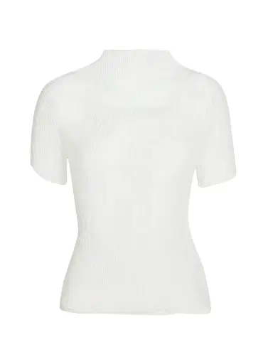 Issey Miyake Women's Chiffon Twist Smokey Blouse - White - Size XS | Thumbnail 1