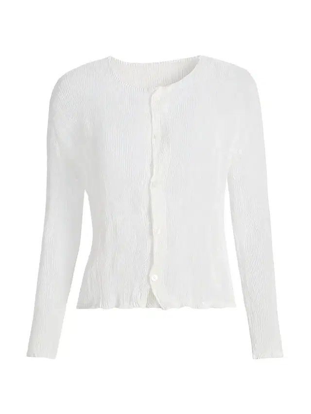Issey Miyake Women's Twist Chiffon Button-Front Top - White