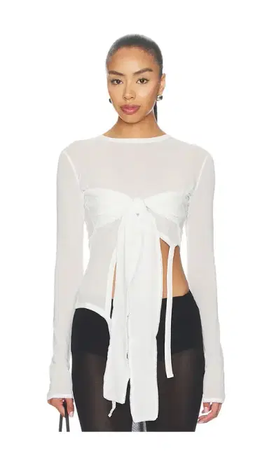 KETTEL ATELIER Lena Knit Tie Top | Thumbnail 1