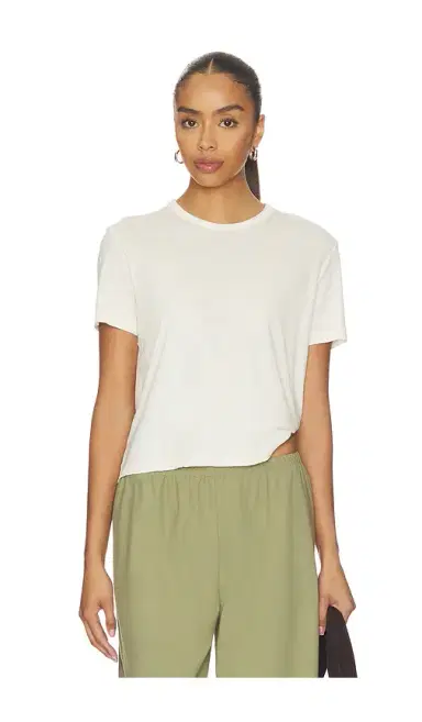 La Ligne Solid Short Sleeve Ronnie Tee | Thumbnail 1