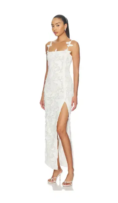 Blumarine Macrame Lace Dress | Thumbnail 2